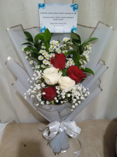 Buket Bunga kebon kelapa Cepat
