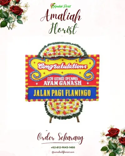 Bunga Papan Congratulation kebon kelapa